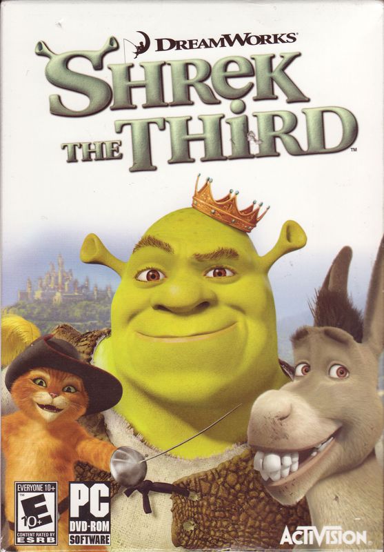 Shrek the Third box art for Wii